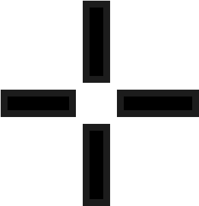 Black Cross Symbol