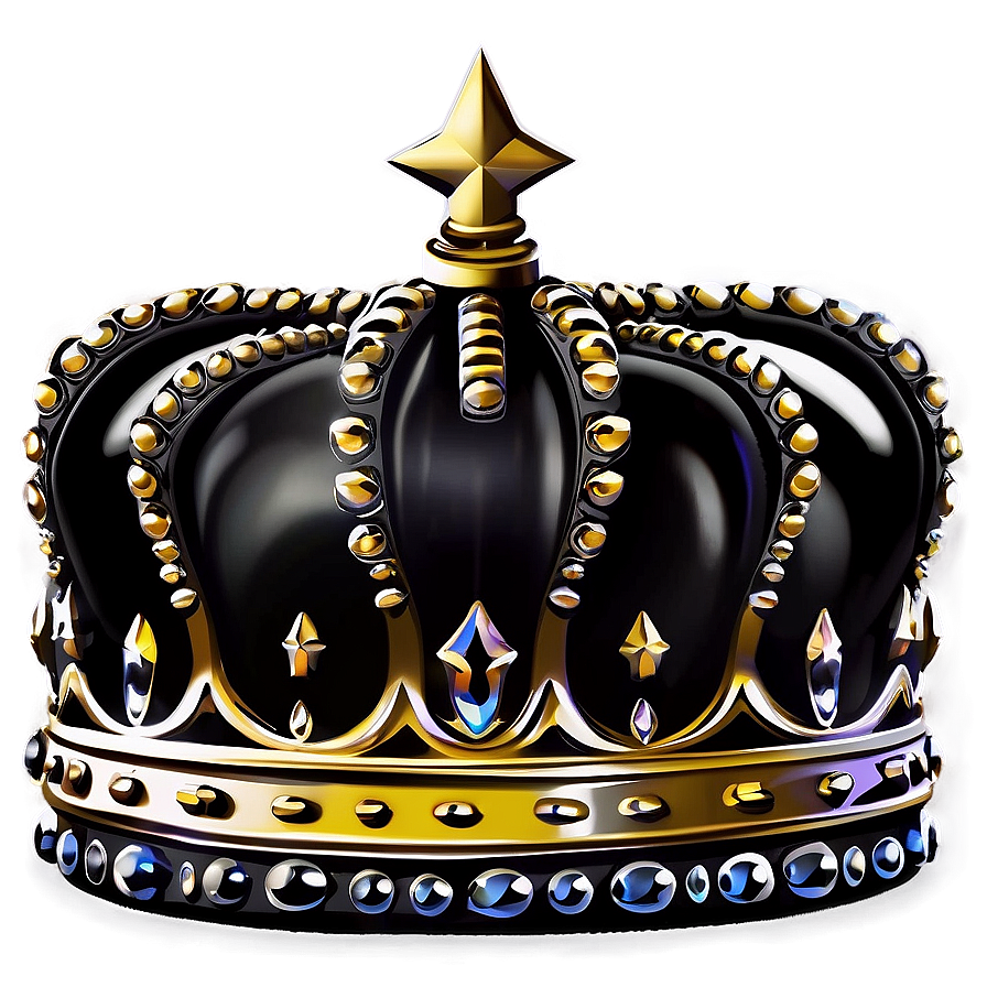 Black Crown Graphic Png Eqb