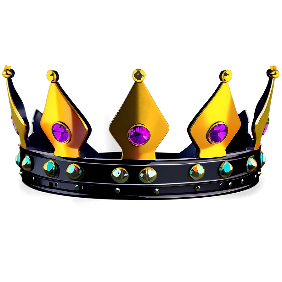 Black Crown Graphic Png Jro