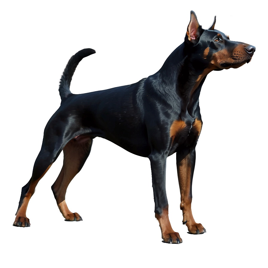 Black Doberman Png 37