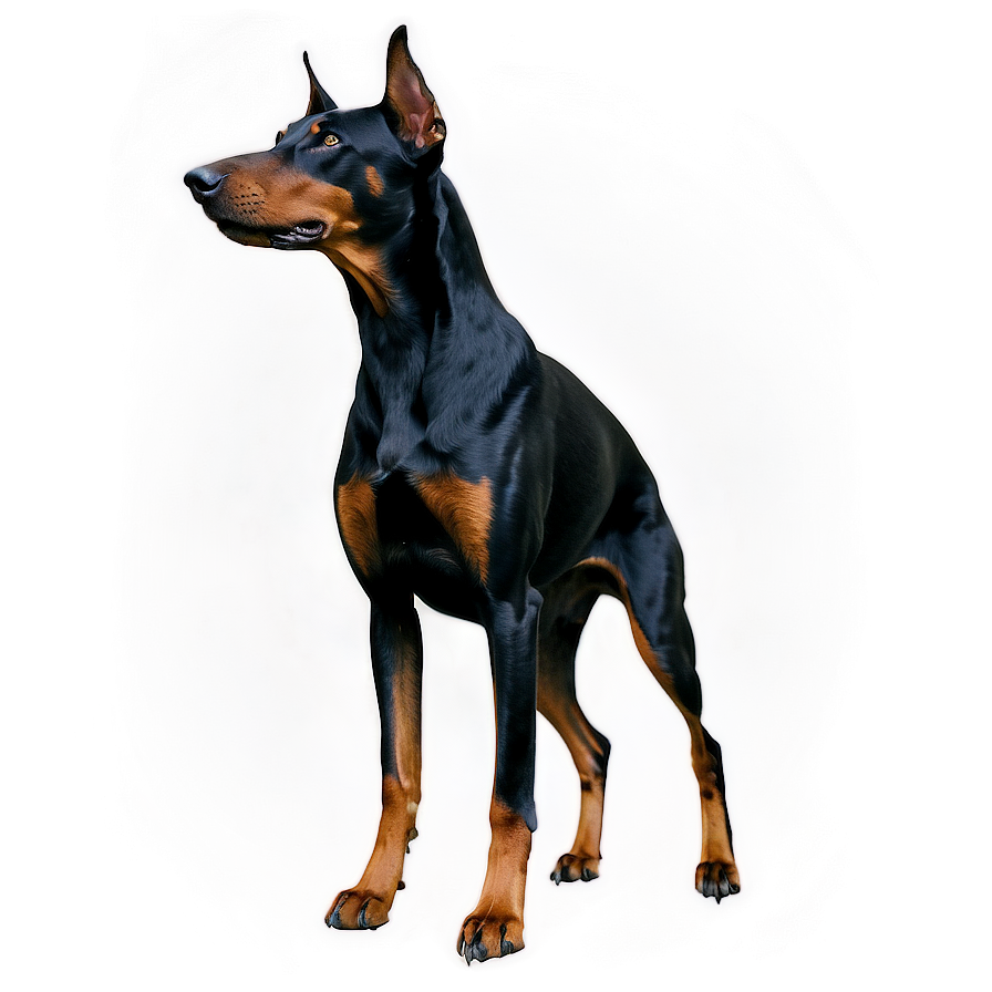 Black Doberman Png 50