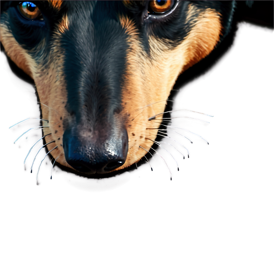 Black Dog Nose Png 06272024