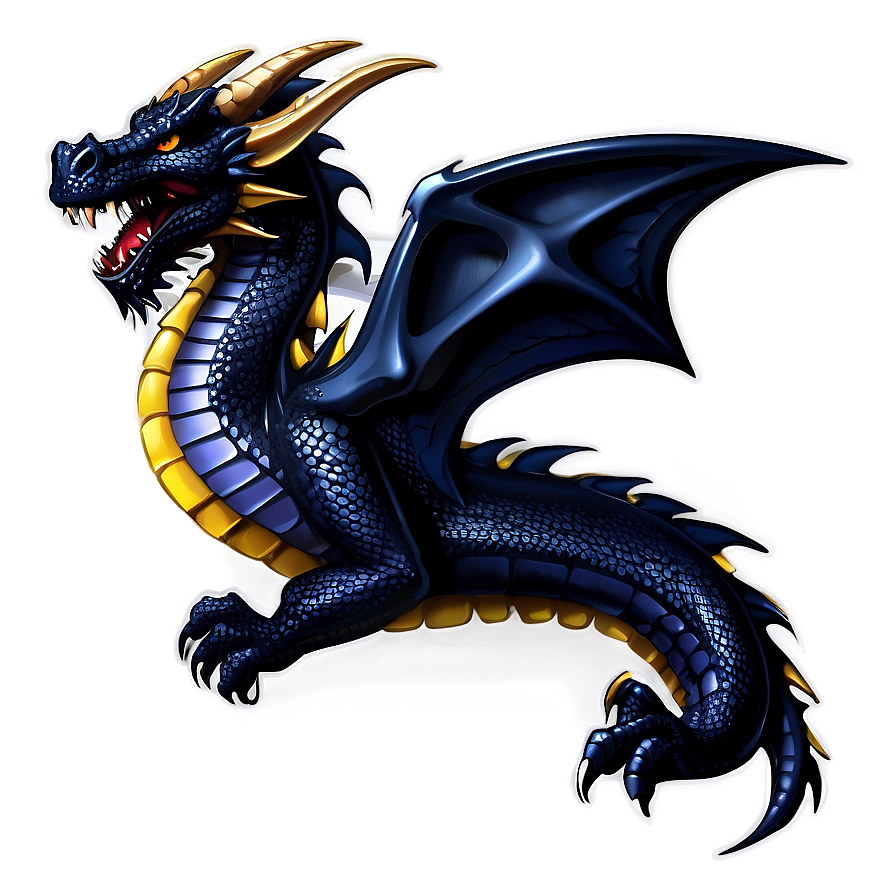 Black Dragon Icon Png 36