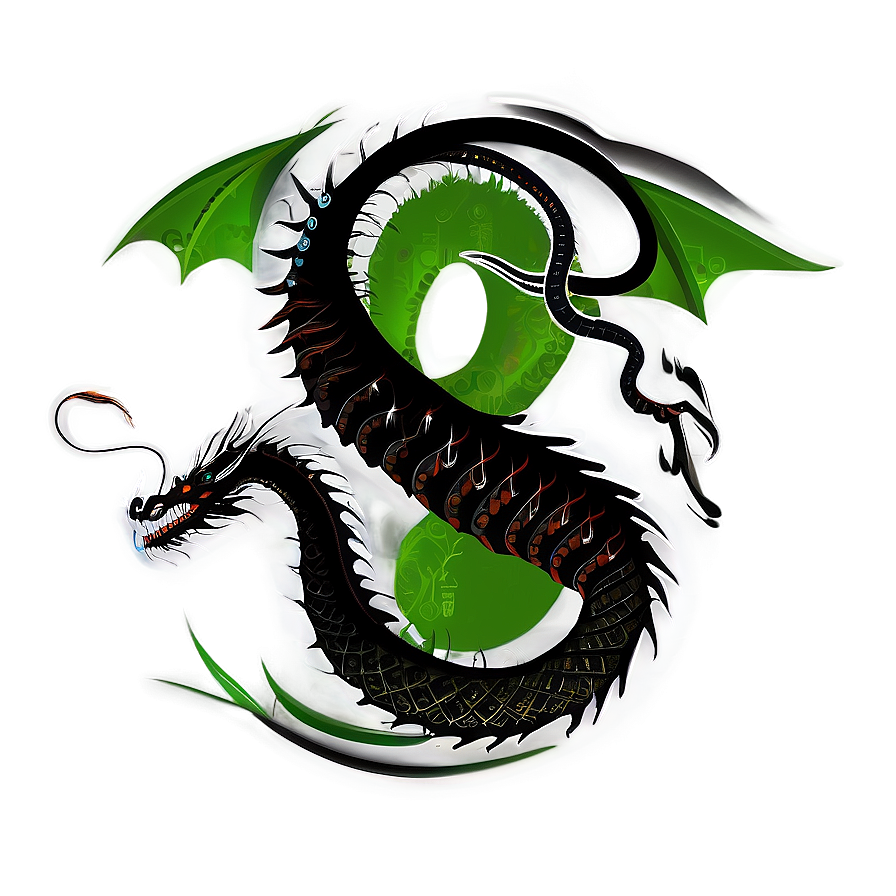 Black Dragon Vector Png 99