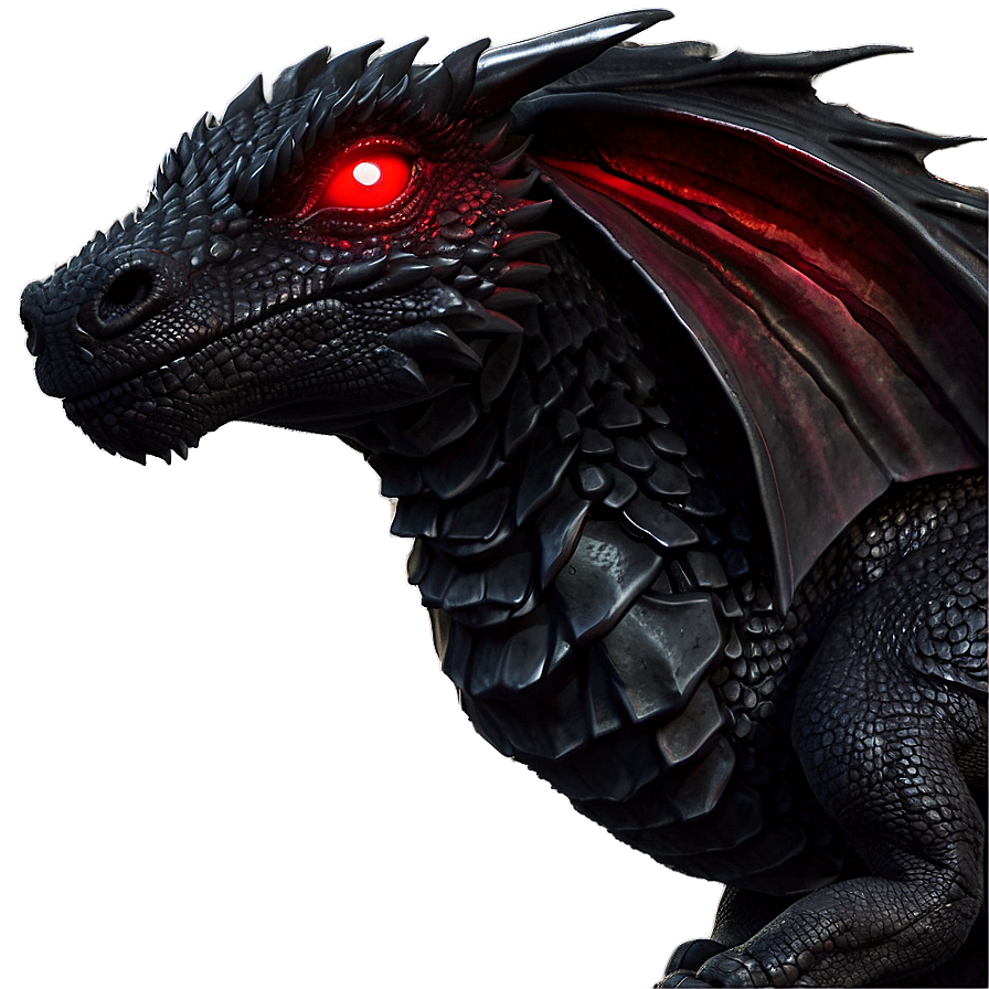 Black Dragon With Red Eyes Png 71