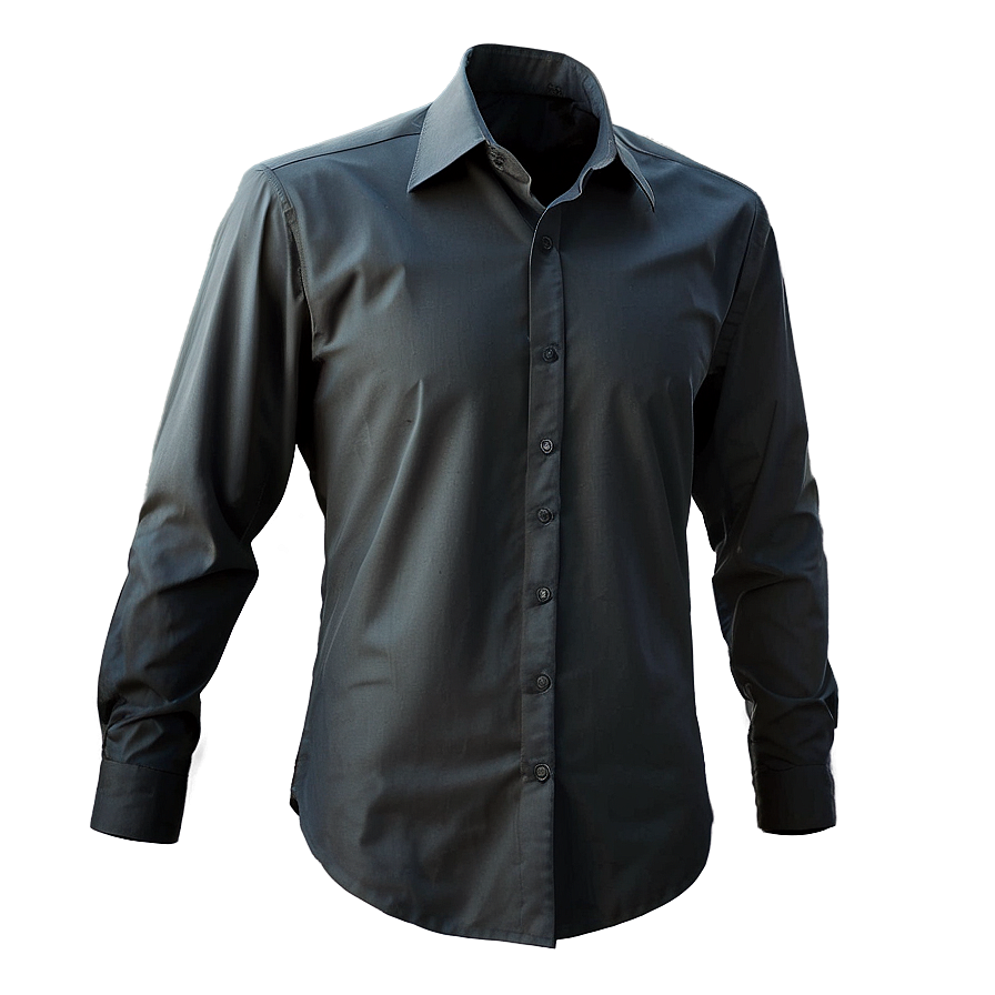 Black Dress Shirt Png 05252024