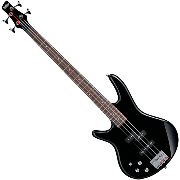 Black Electric Bass Guitar