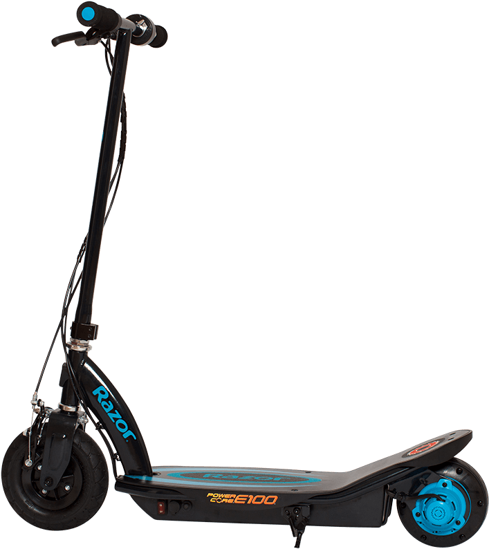 Black Electric Scooter Razor E100