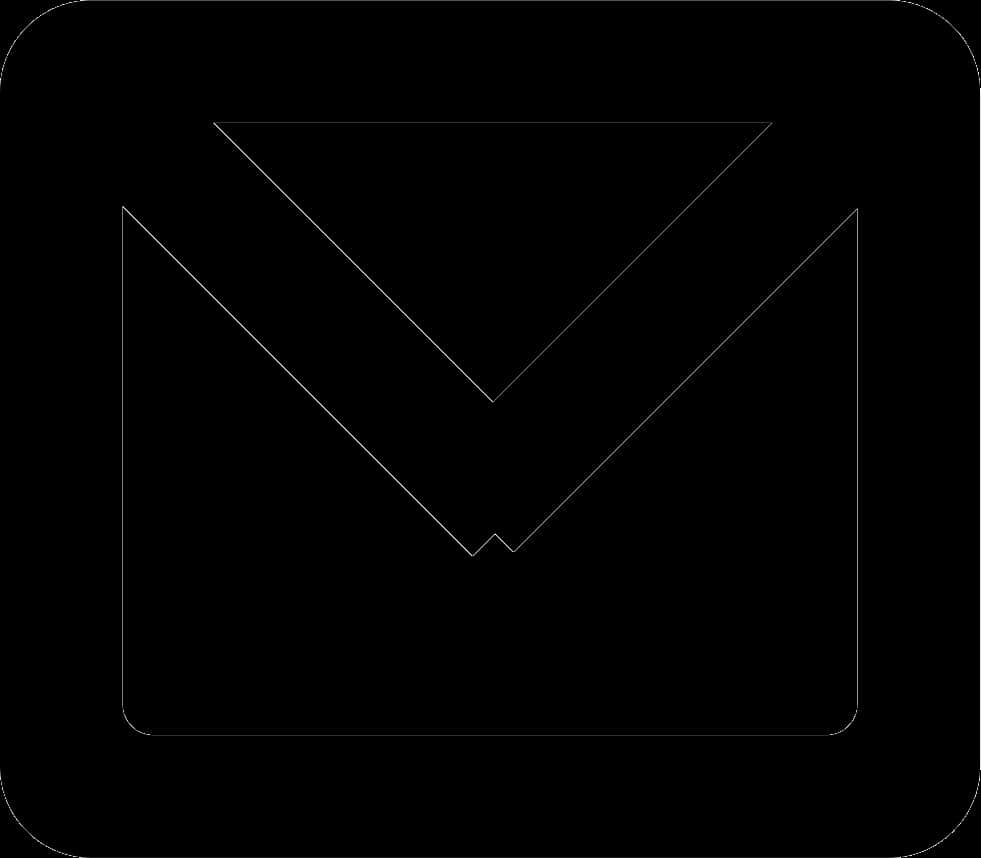 Black Email Icon Simple