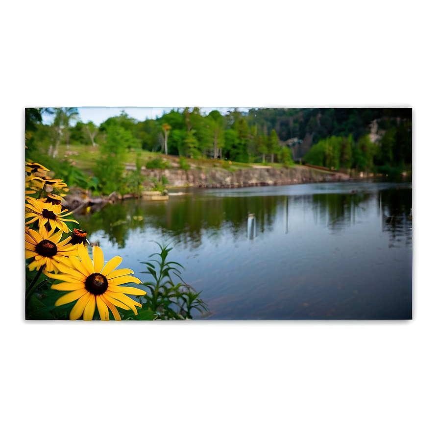 Black Eyed Susan By The Lake Png 31