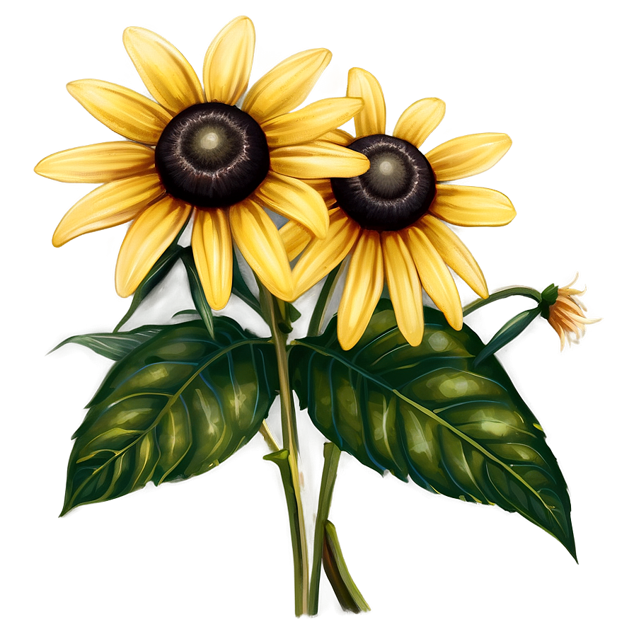 Black Eyed Susan By The Lake Png Tpl13