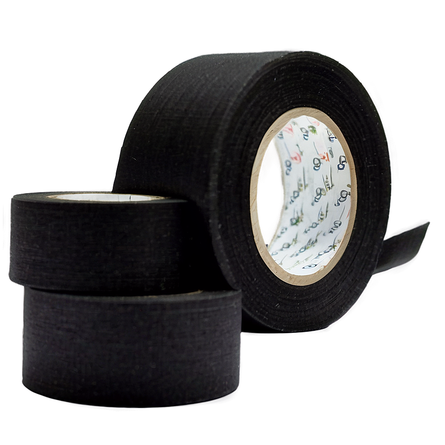 Black Fabric Tape Png 06272024