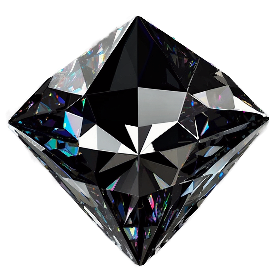 Black Fade Diamond Png 05252024