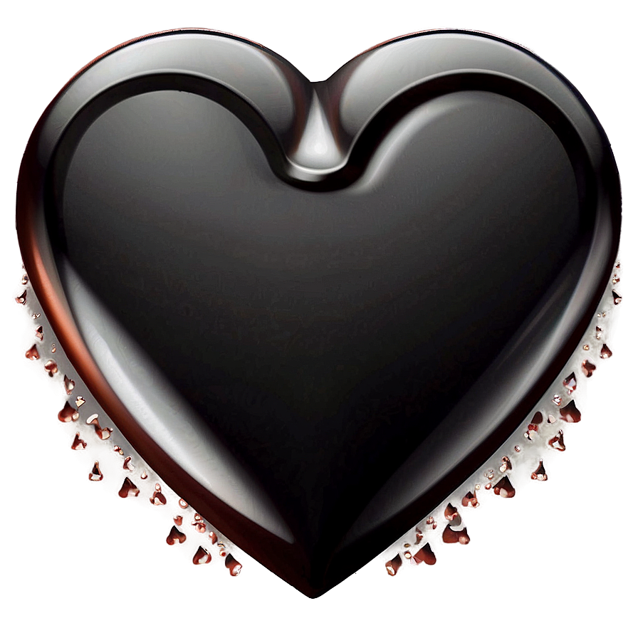 Black Fade Heart Png Yfx72