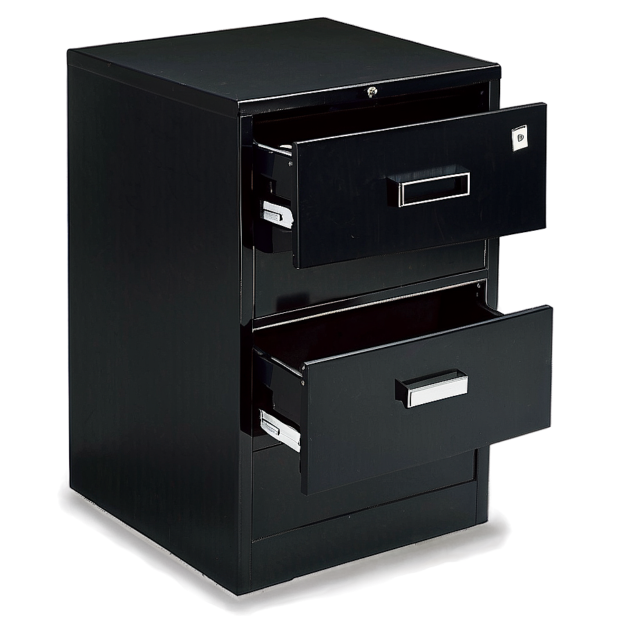 Black Filing Cabinet Png Sey21