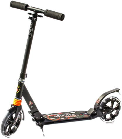 Black Folding Kick Scooter