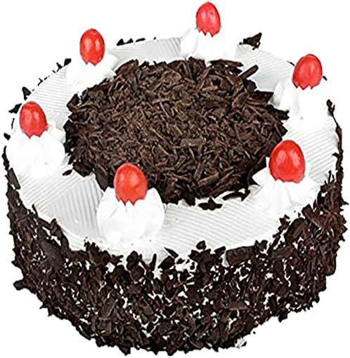 Black Forest Cake Top View