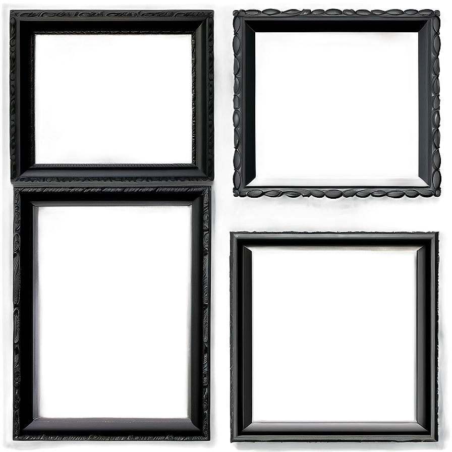 Black Frame For Collage Png Dhv50