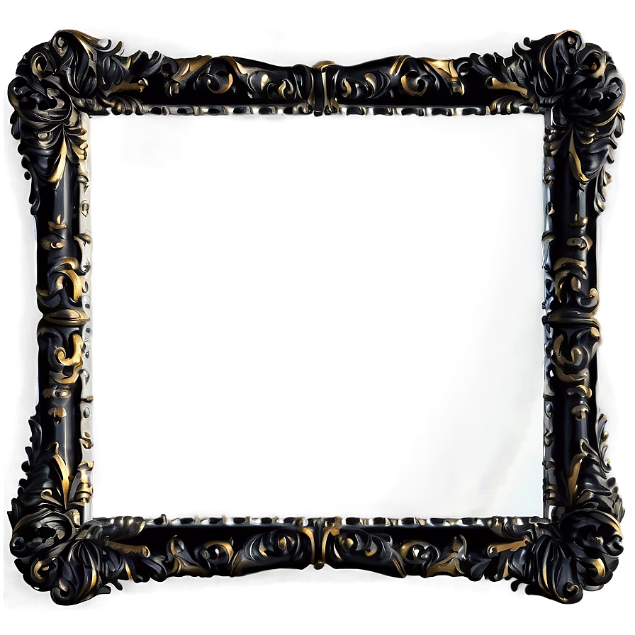 Black Frame For Mirror Png 06262024