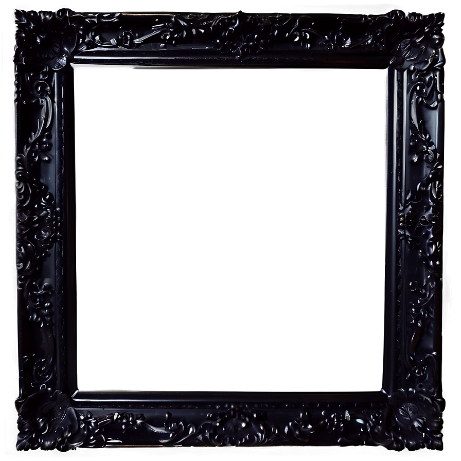 Black Frame For Mirror Png Lws34