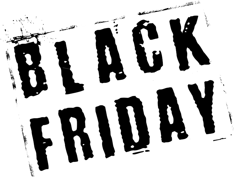 Black Friday Stamp Style Graphic