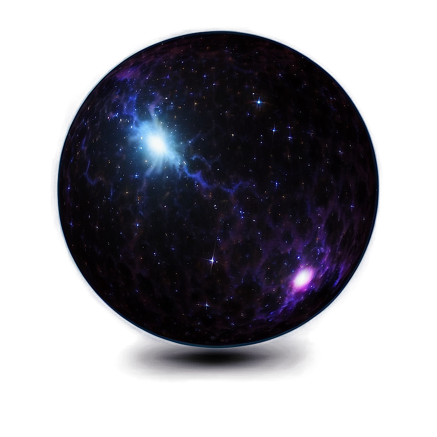 Black Galaxy Orb Png Wxh40