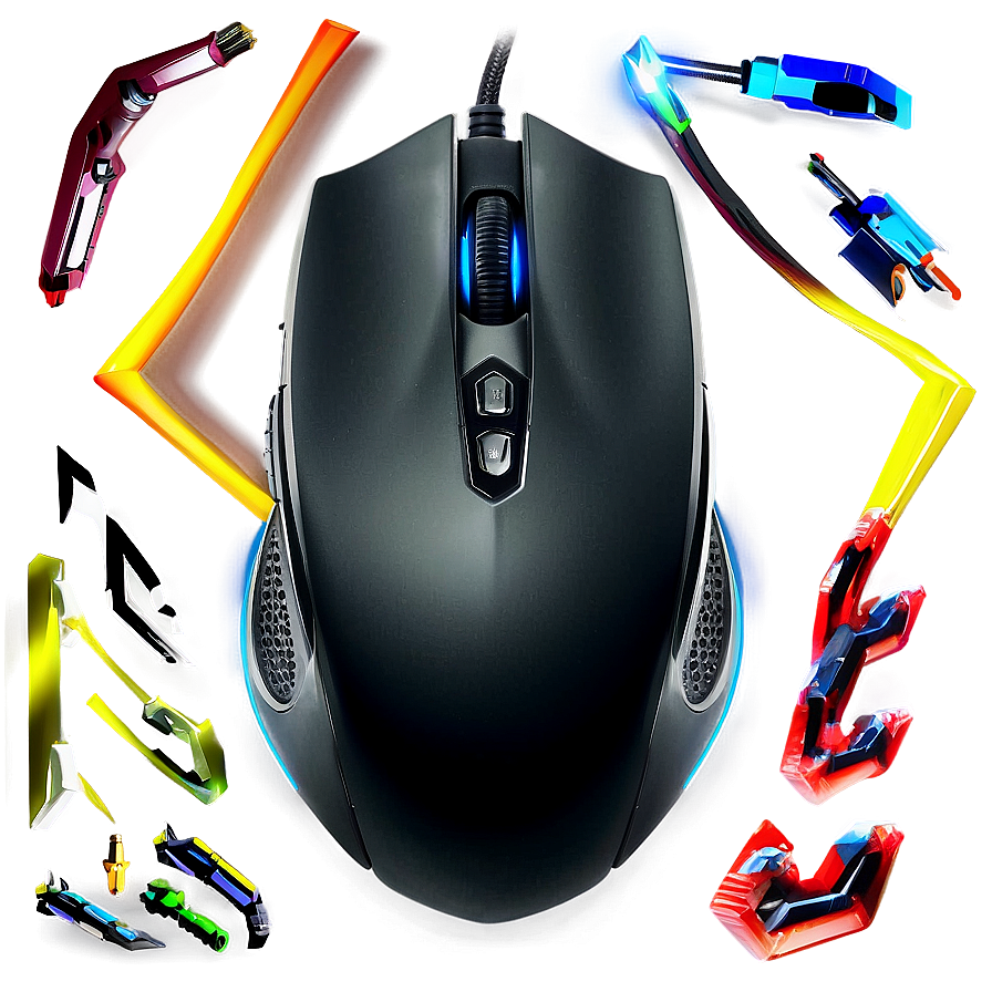 Black Gaming Mouse Png Iaj