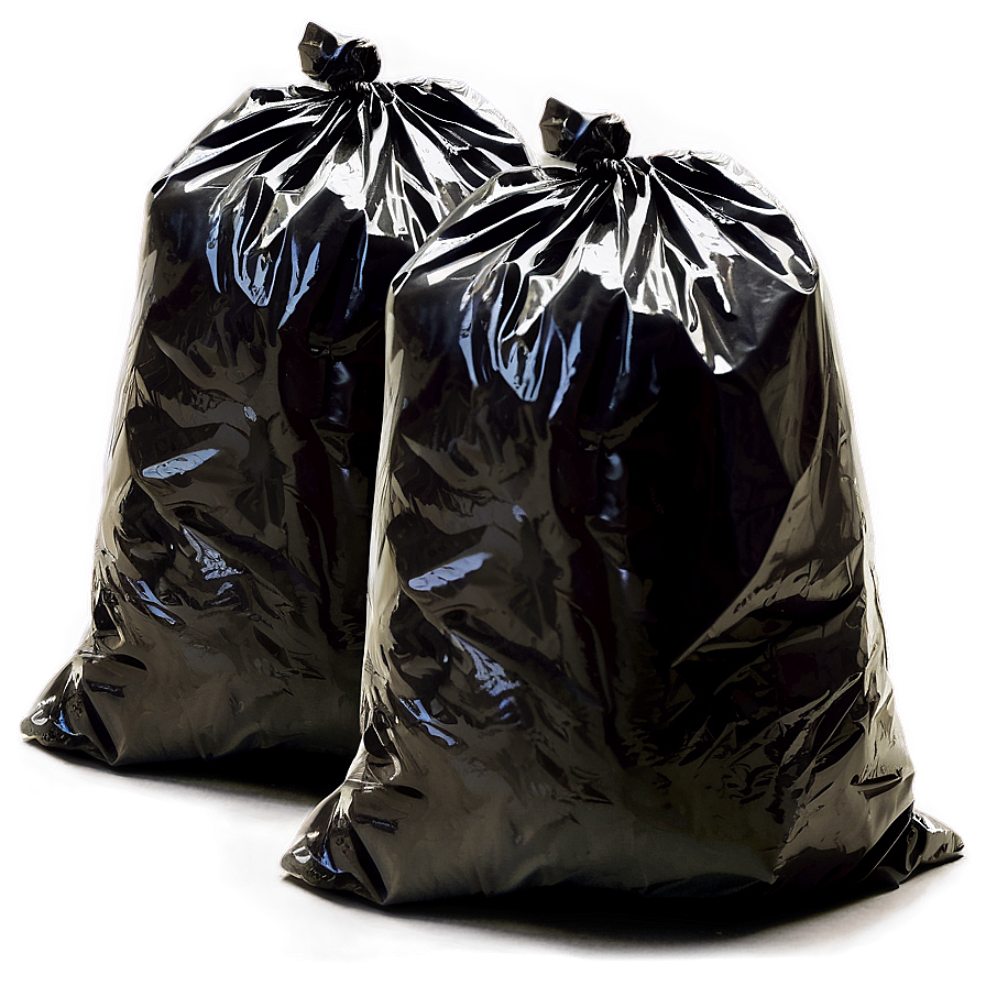 Black Garbage Bags Png 86