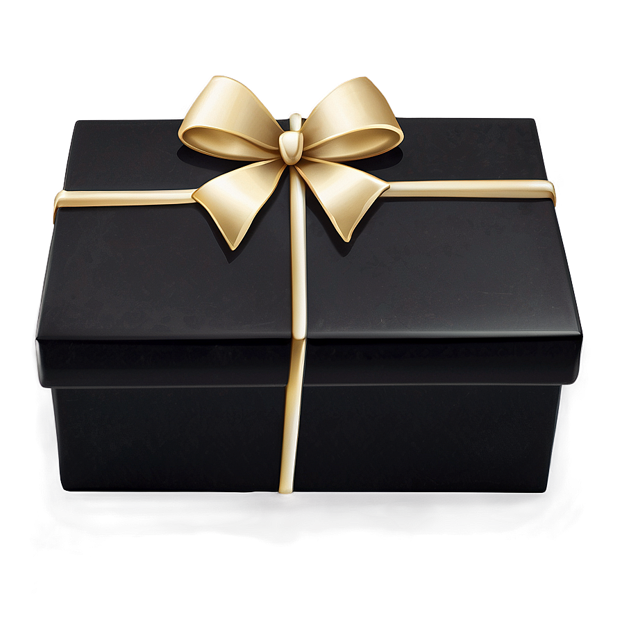 Black Gift Box Png Weo