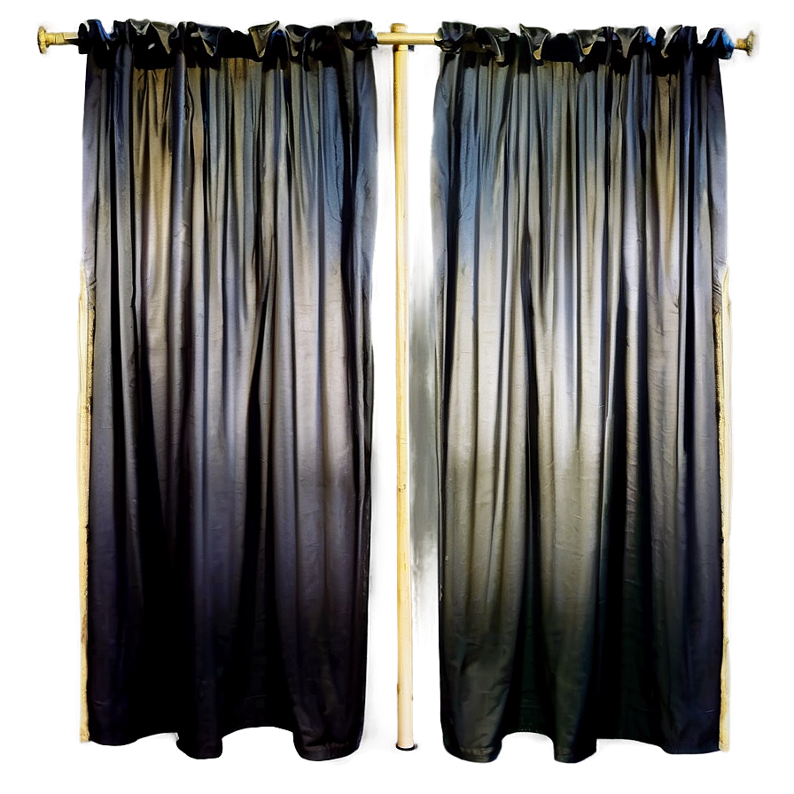 Black Gradient Curtain Png 05252024