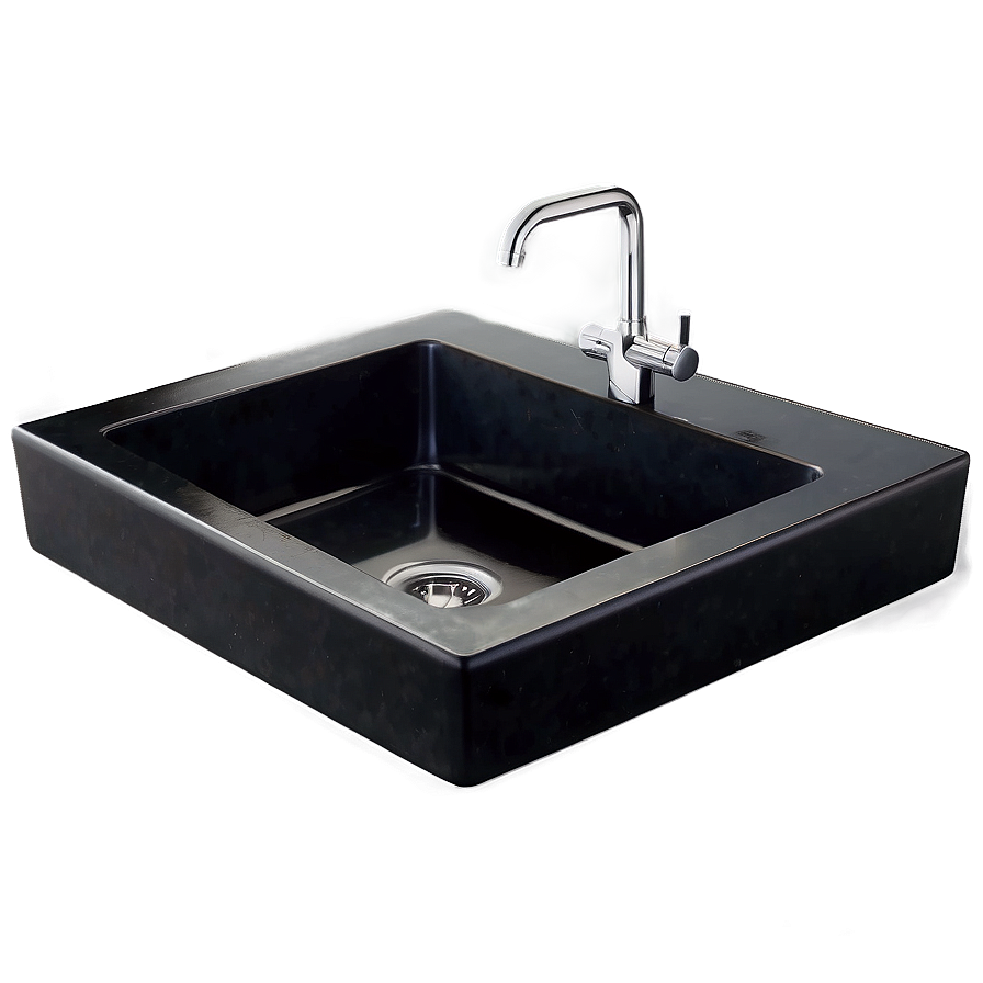 Black Granite Kitchen Sink Png Jpm54