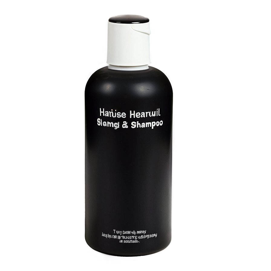 Black Hair Shampoo Bottle Png Ooi69