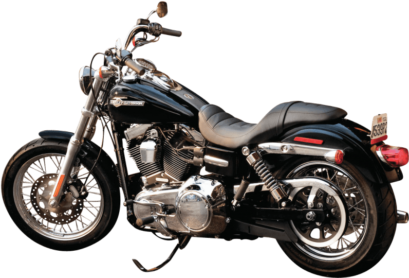 Black Harley Davidson Motorcycle