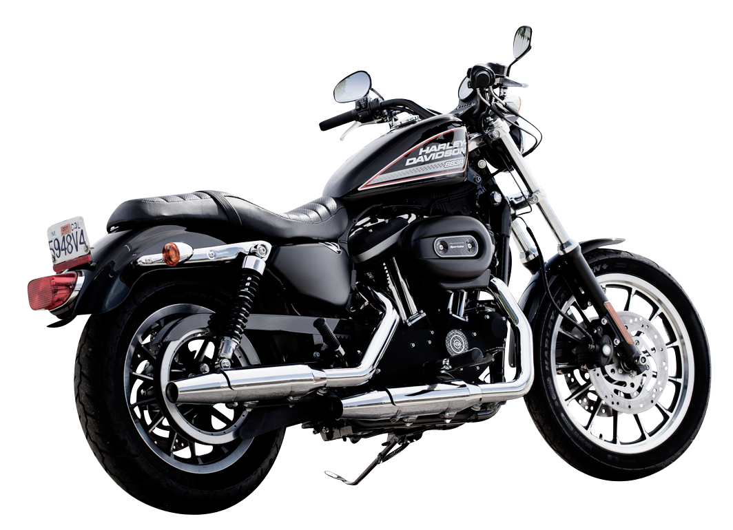 Black Harley Davidson Motorcycle