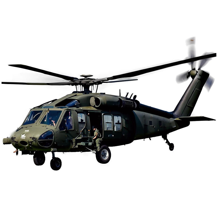 Black Hawk Command Helicopter Png Dbg78