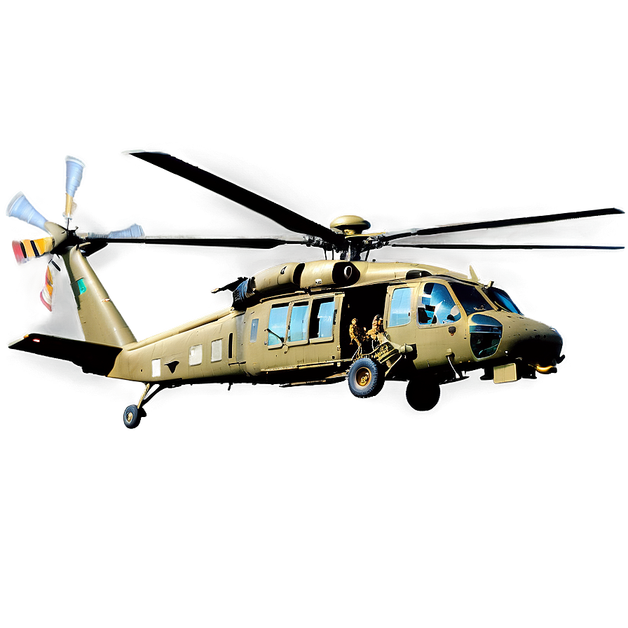 Black Hawk Deployment Helicopter Png Krt58