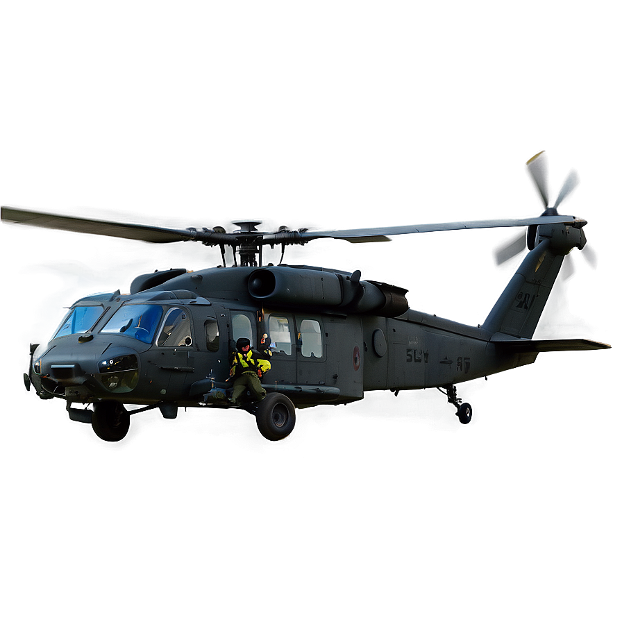 Black Hawk Helicopter In Flight Png 10