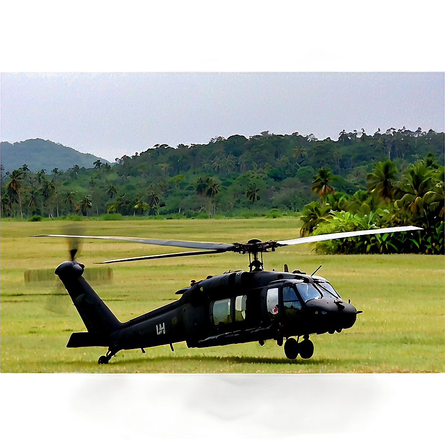 Black Hawk Helicopter Landing Zone Png 73