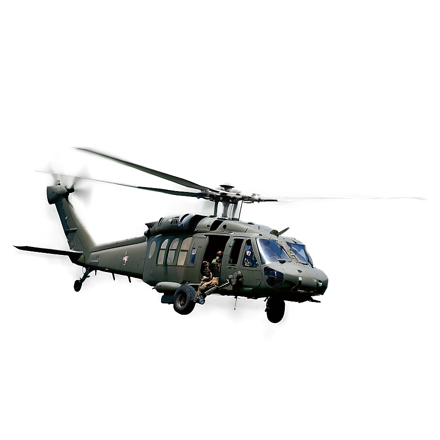 Black Hawk Helicopter Support Mission Png Wqb