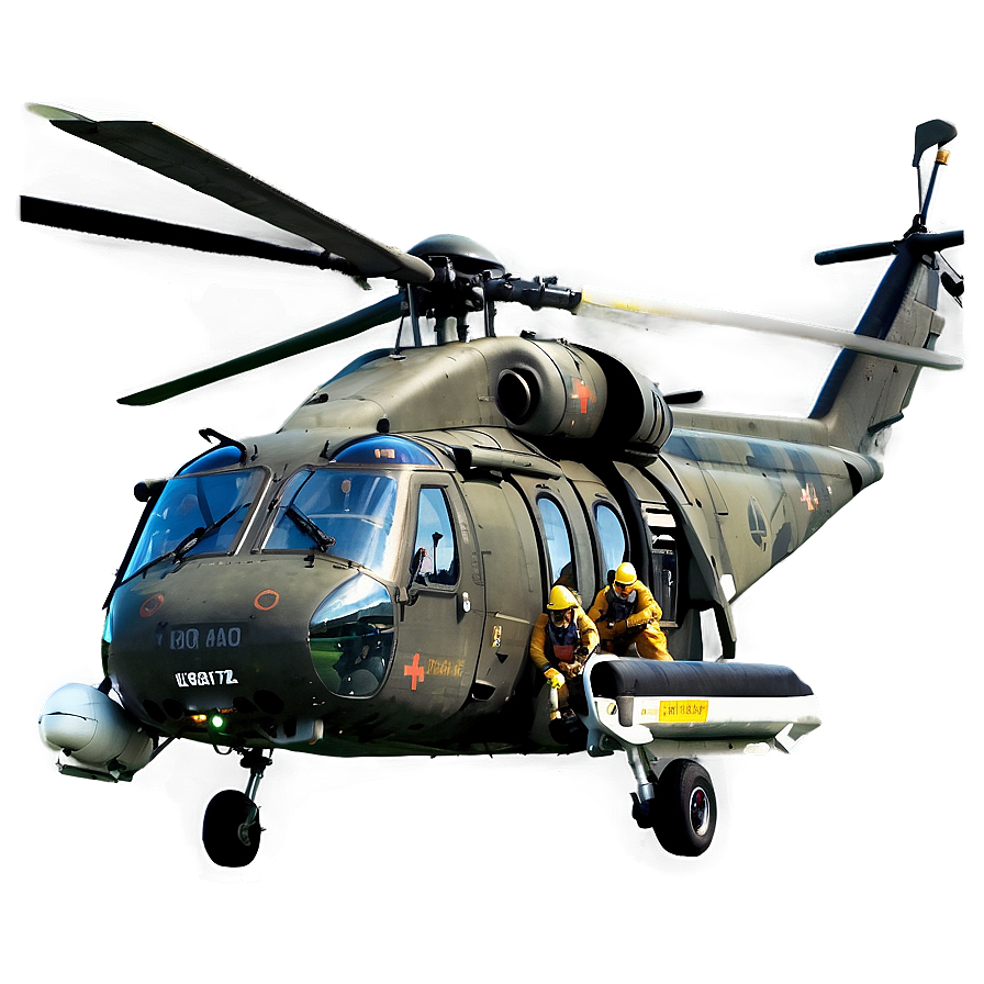 Black Hawk Rescue Helicopter Png Vvp