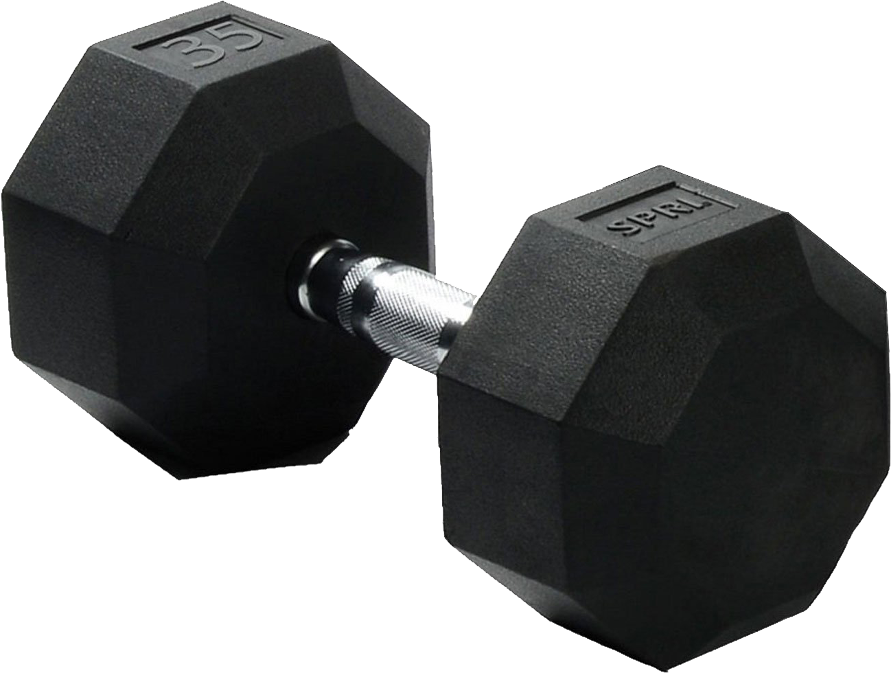 Black Hexagonal Dumbbell Fitness Equipment