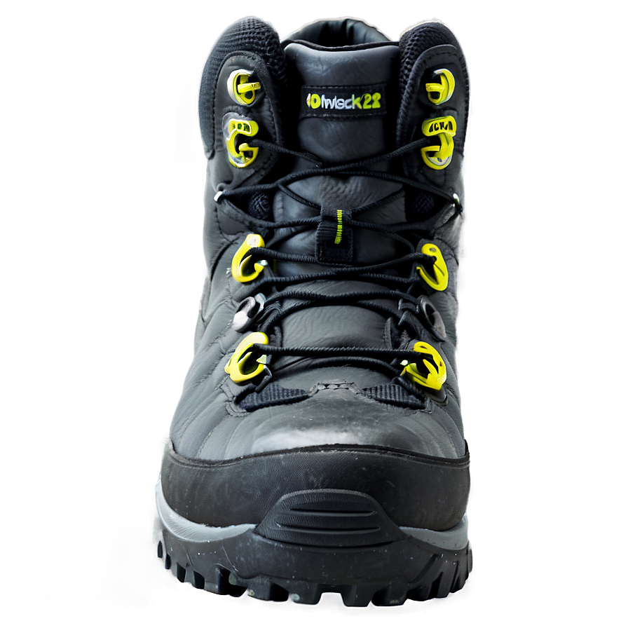 Black Hiking Boots Png Kim9