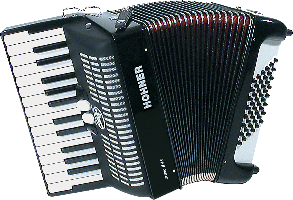 Black Hohner Accordion