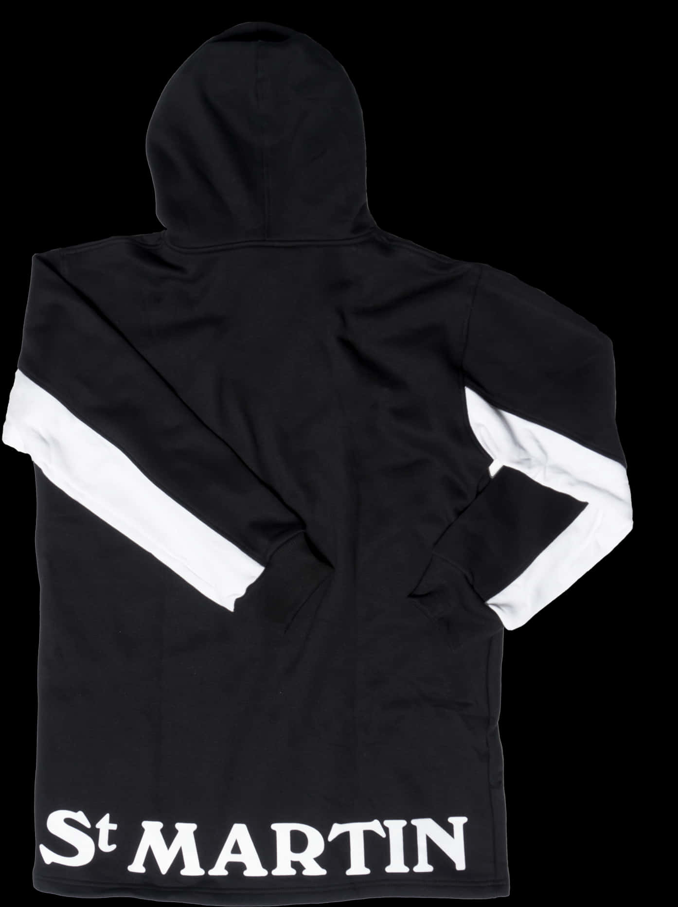 Black Hoodie St Martin Design