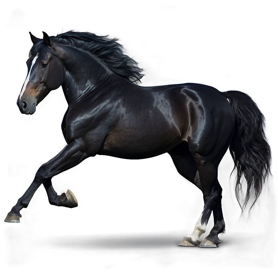 Black Horse On White Background Png Ayc