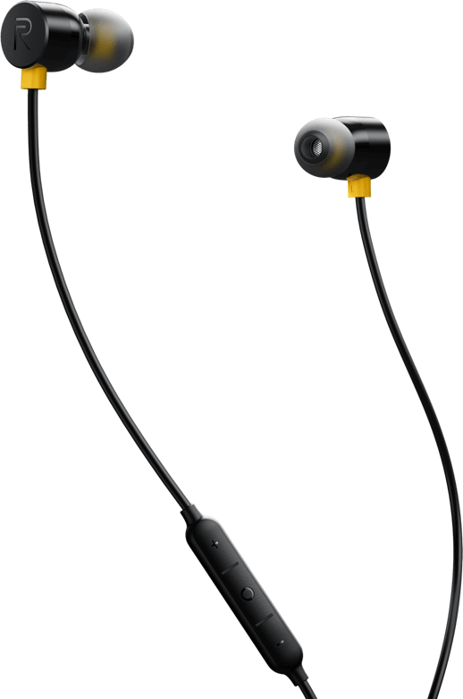 Black In Ear Earphoneswith Inline Control