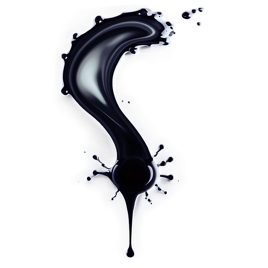 Black Ink Splash Png Evp