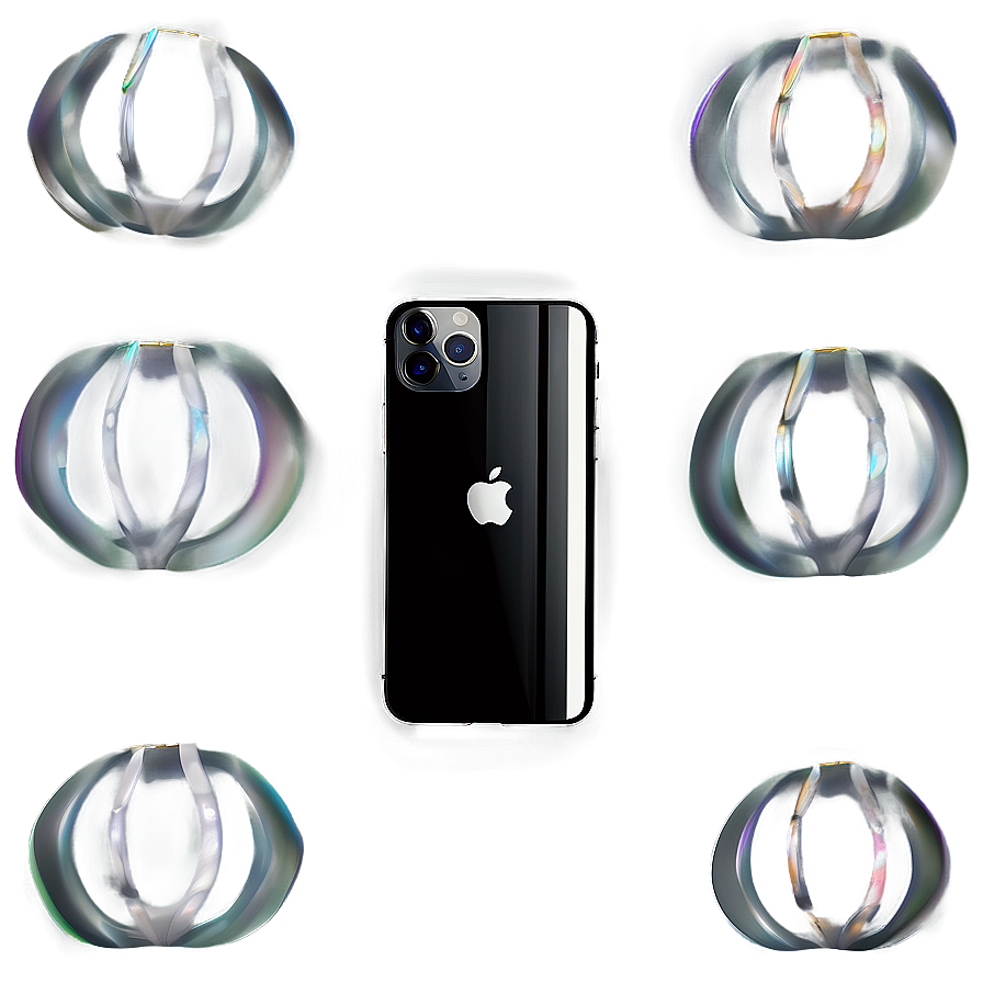 Black Iphone 14 Plus Png Puv