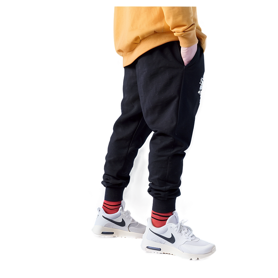 Black Joggers Png Jvn