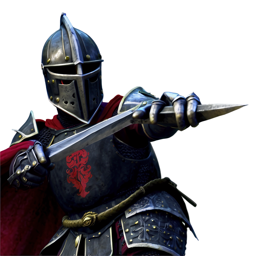 Black Knight In Battle Png 06272024